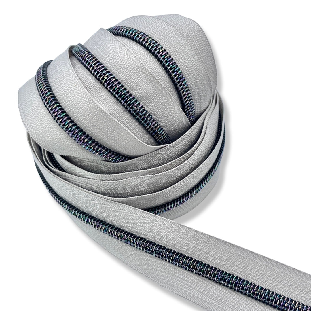 Taupe | #5 Midnight Rainbow Zipper by the Yard - 5 Yard Singles – More ...