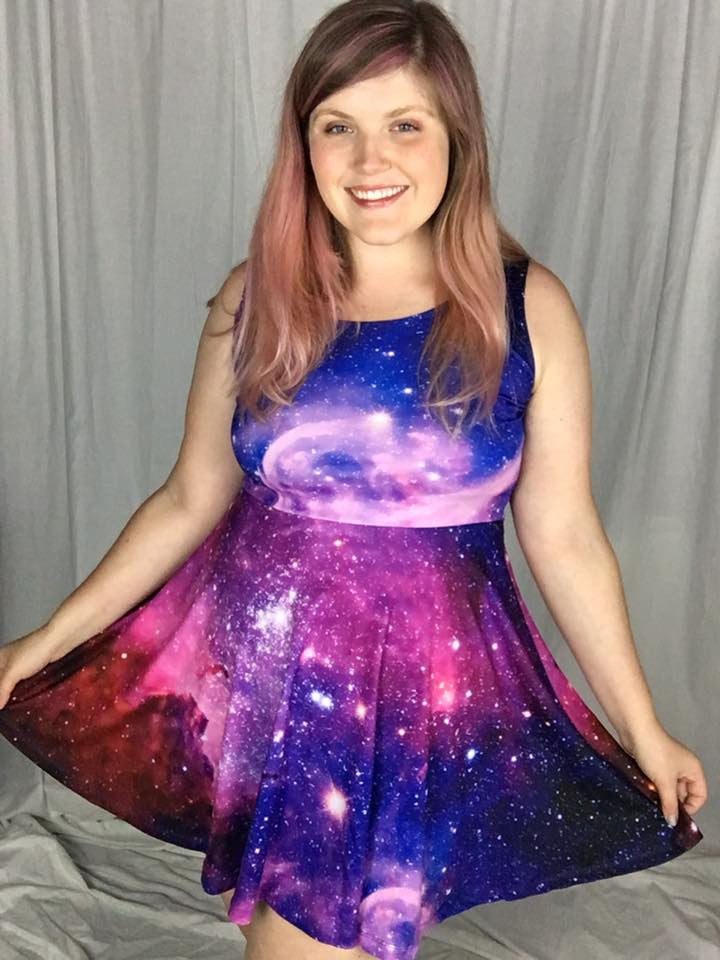 Northern Lights Dress Aurora Borealis Night Sky / Galaxy / Celestial Cute  Dress for Women Casual Skater Dress Alternative Fashion - Etsy
