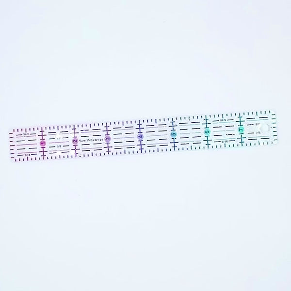 Sparkling Fun for Kids: 20cm Transparent Ruler with Glitter Water in S