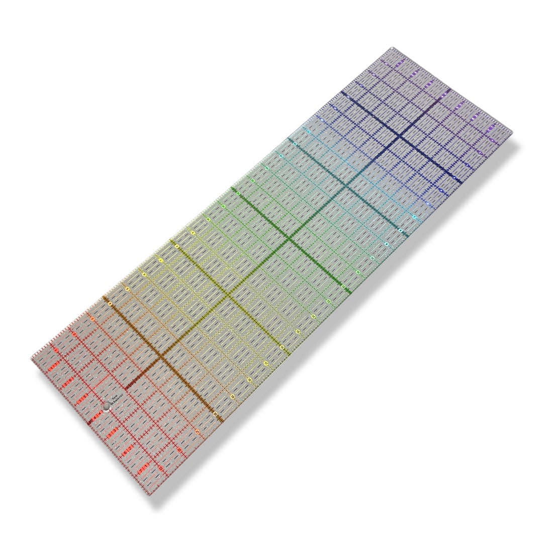 Clear Glitter Ruler - 1 x 8 – Zipper Valley