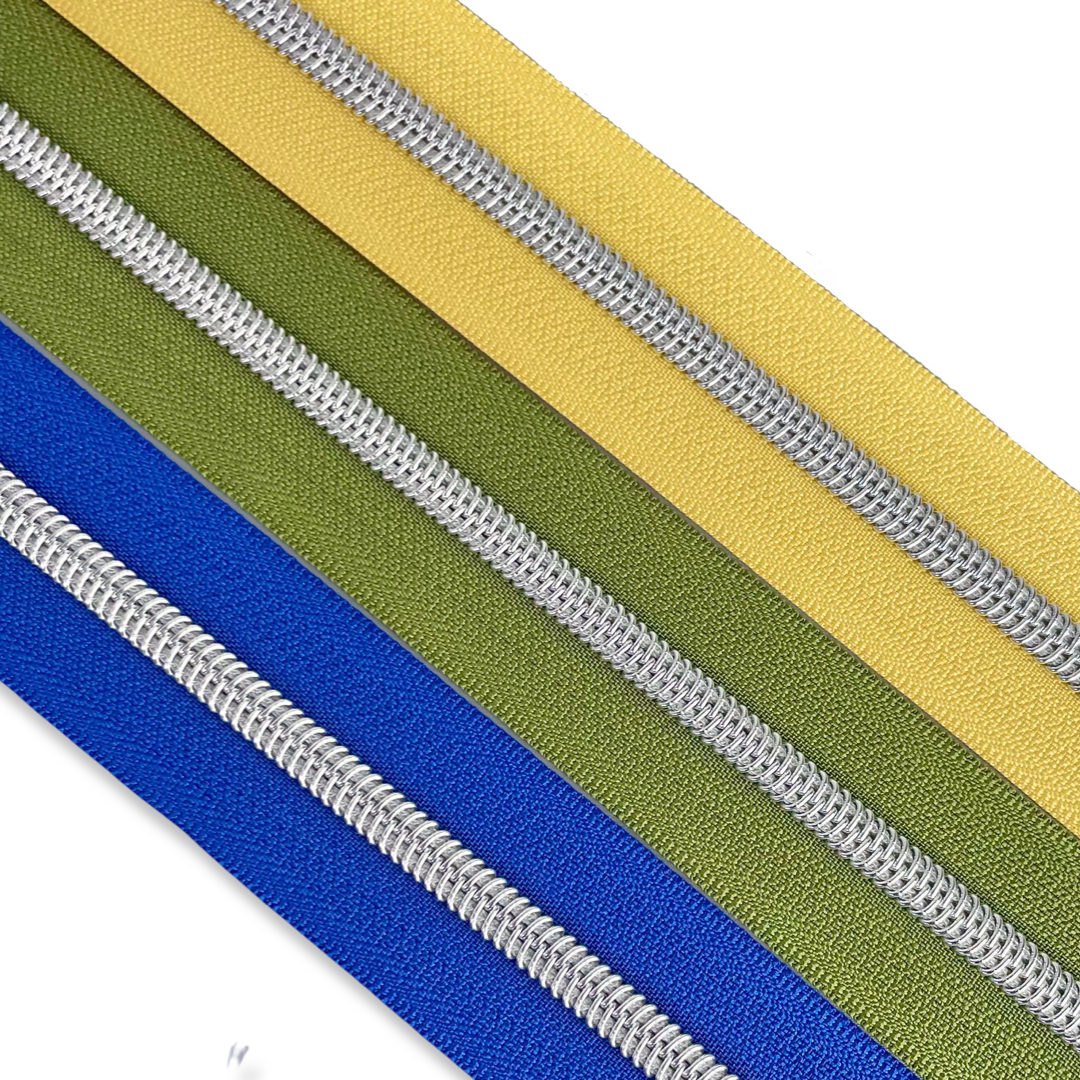 Zipper By The Yard (5 Yard Pack) with #5 Nylon Teeth – Green's Sewing and  Vacuum