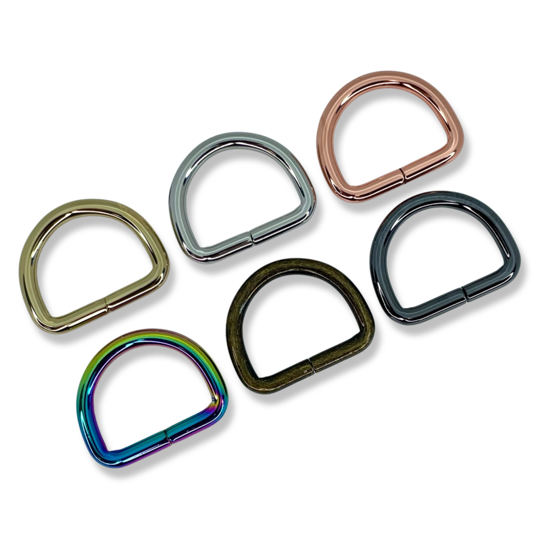 D Rings Metal Loops Buckle 20 25 30 35 40 mm Webbing Bag Straps Dogs  10/20/50pcs | eBay
