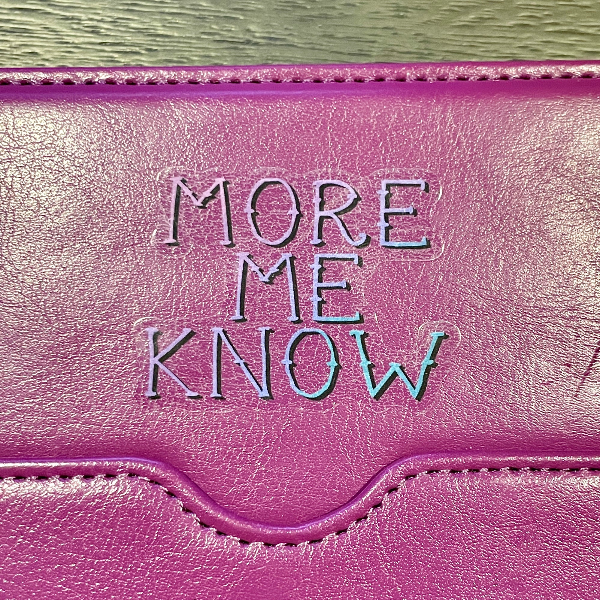 Know More Sticker More Me Know | Clear Sticker