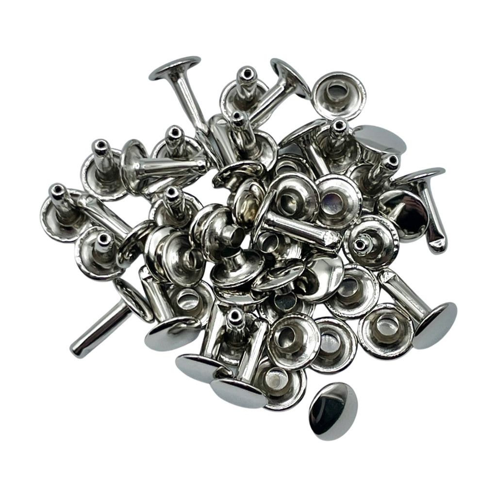 Mini Double Cap Rivets 9 mm x 12 mm Double Cap Rivets | Pack of 25 – More Me Know