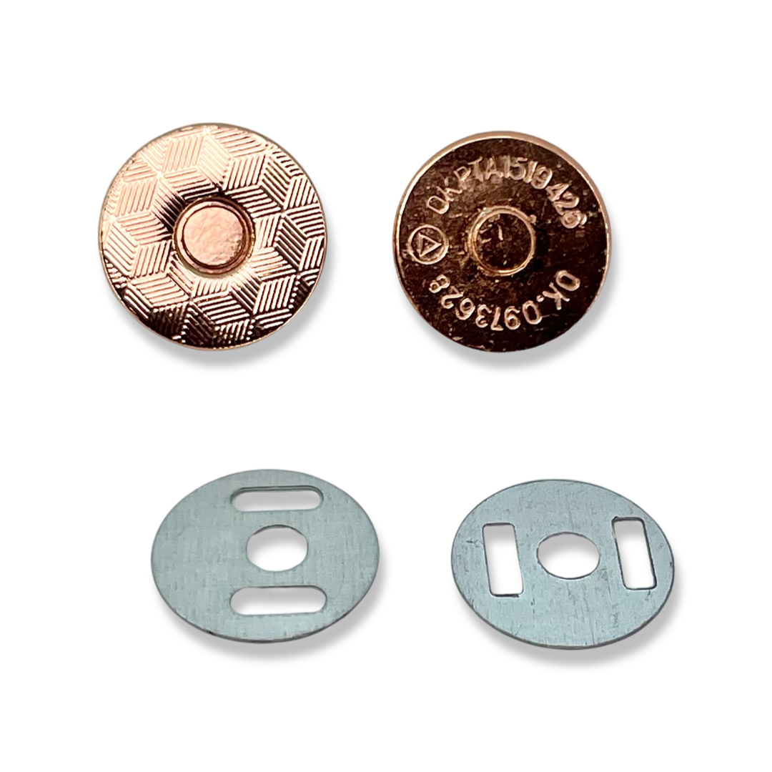 Circular Snaps 18 mm Thin Magnetic Snaps | Single – More Me Know